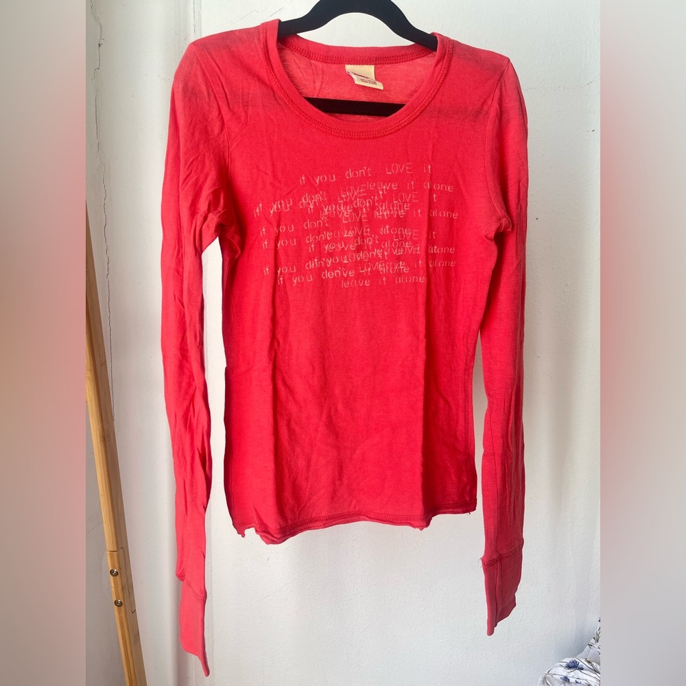Y2K Abercrombie & Fitch Vintage Top “if you don’t LOVE it leave it alone”